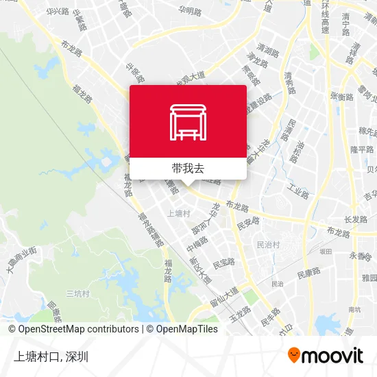 上塘村口地图