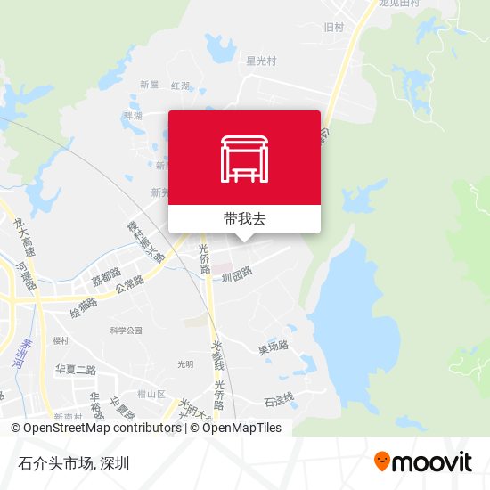 石介头市场地图