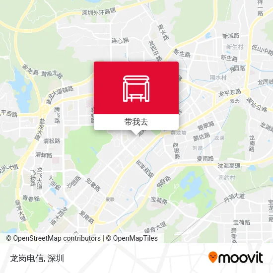 龙岗电信地图