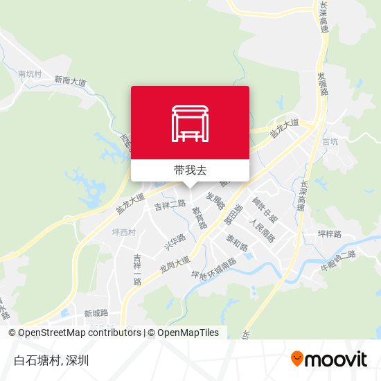 白石塘村地图