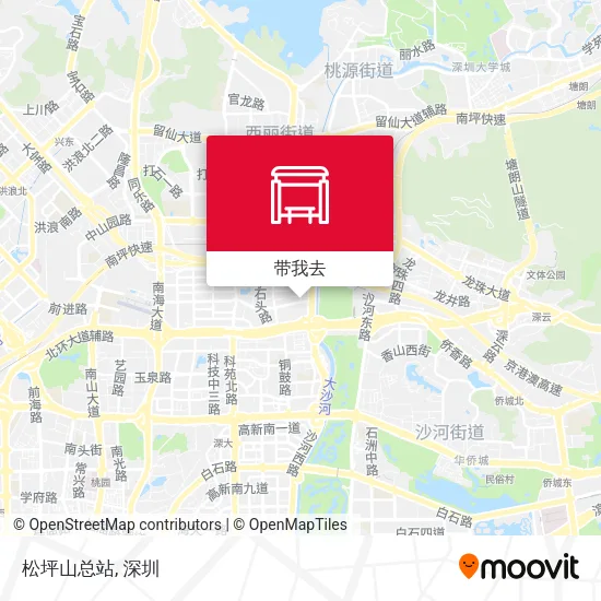 松坪山总站地图