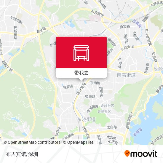 布吉宾馆地图