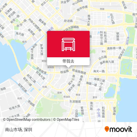 南山市场地图