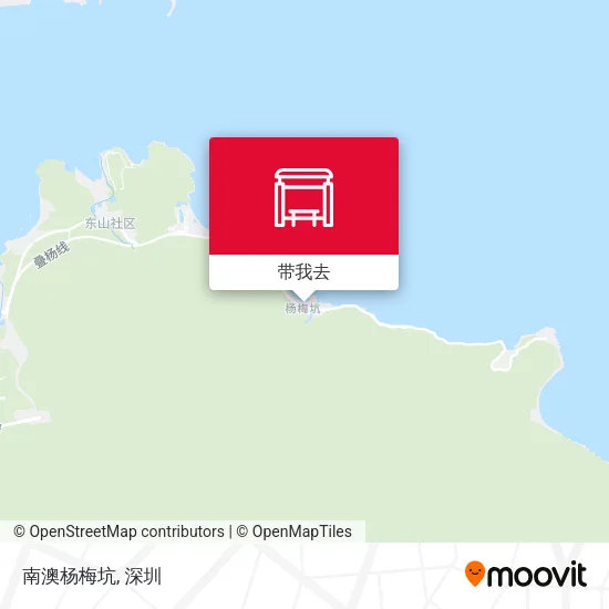 南澳杨梅坑地图