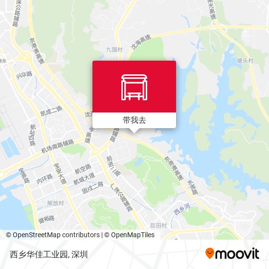 西乡华佳工业园地图