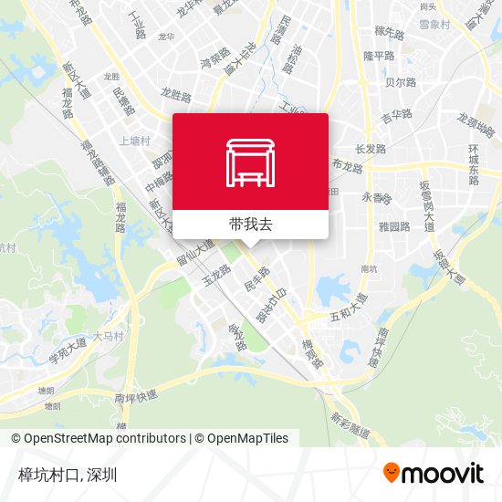 樟坑村口地图