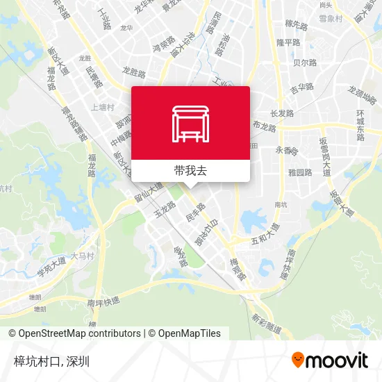 樟坑村口地图