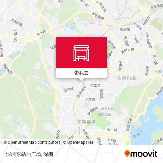 深圳东站西广场地图