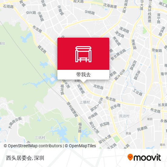 西头居委会地图