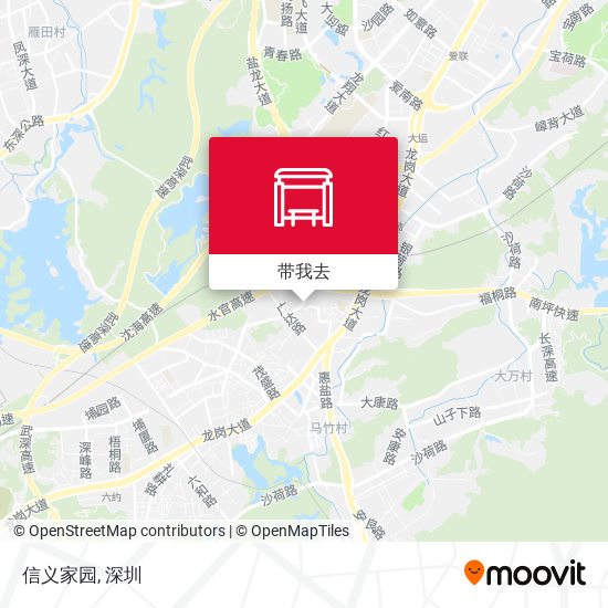 信义家园地图