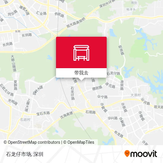 石龙仔市场地图