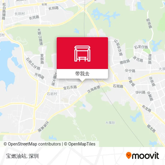 宝燃油站地图