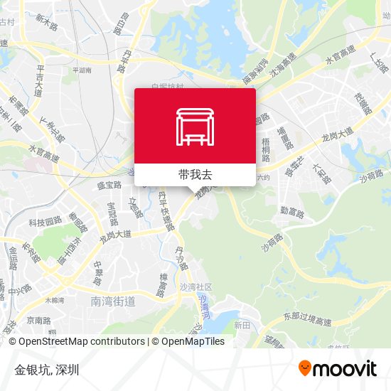 金银坑地图