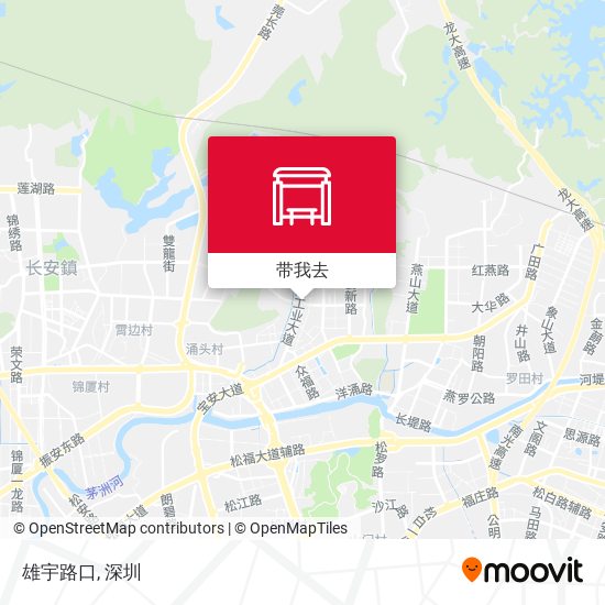 雄宇路口地图