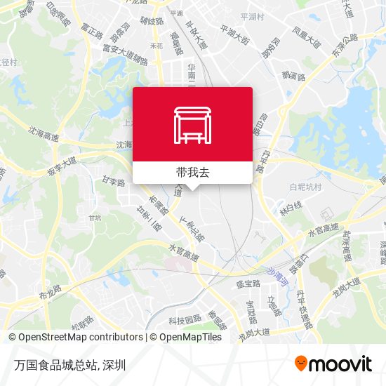 万国食品城总站地图
