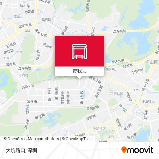 大坑路口地图