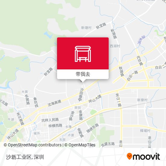 沙坜工业区地图