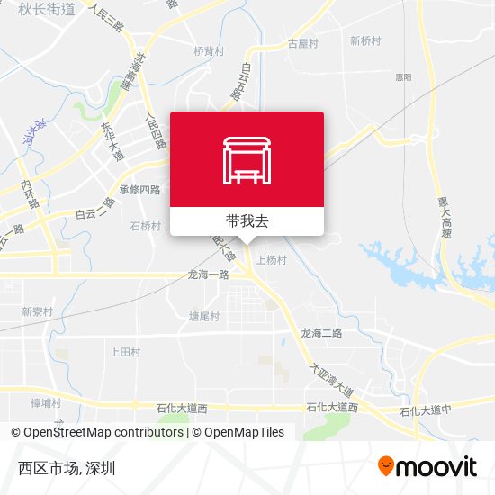 西区市场地图