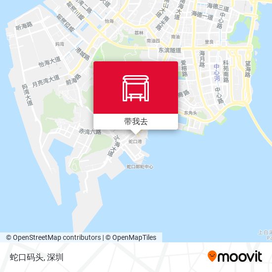 蛇口码头地图