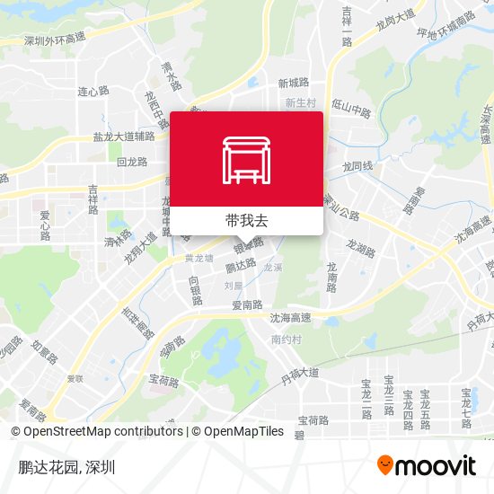 鹏达花园地图