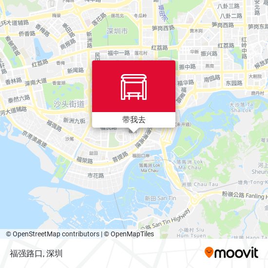 福强路口地图