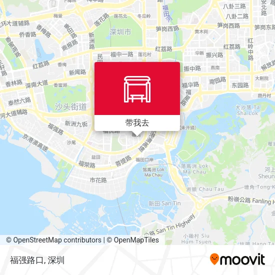 福强路口地图