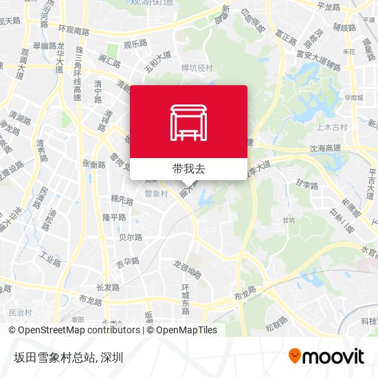 坂田雪象村总站地图