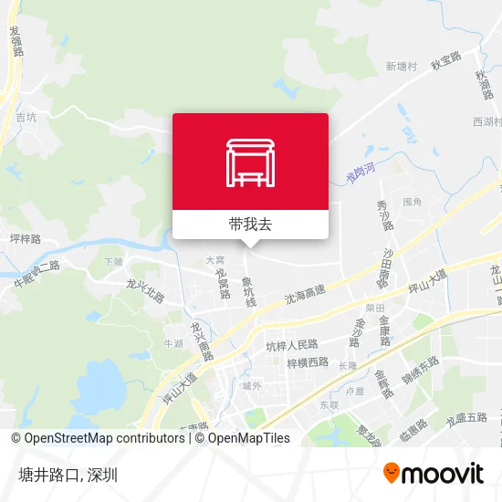 塘井路口地图