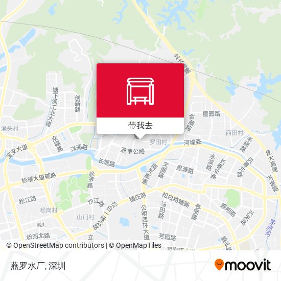 燕罗水厂地图