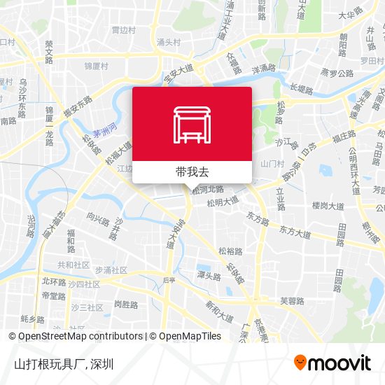 山打根玩具厂地图
