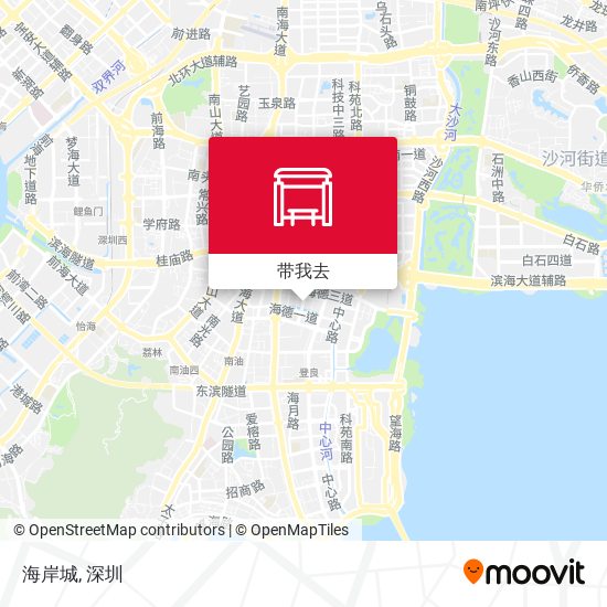 海岸城地图