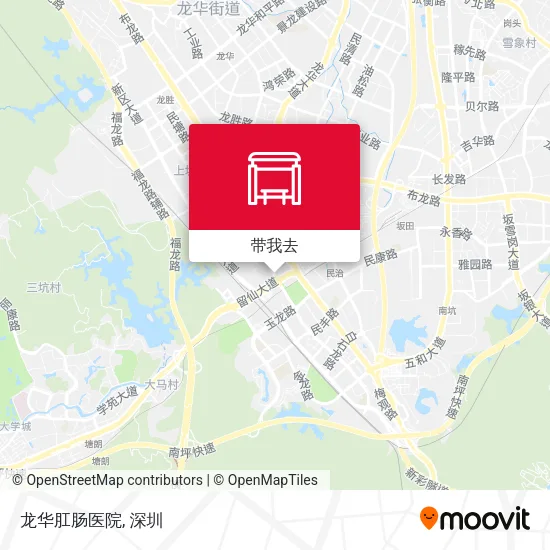龙华肛肠医院地图