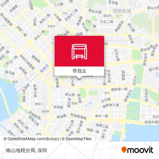 南山地税分局地图