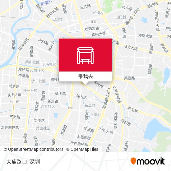 大庙路口地图