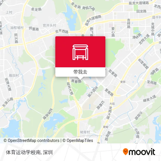 体育运动学校南地图