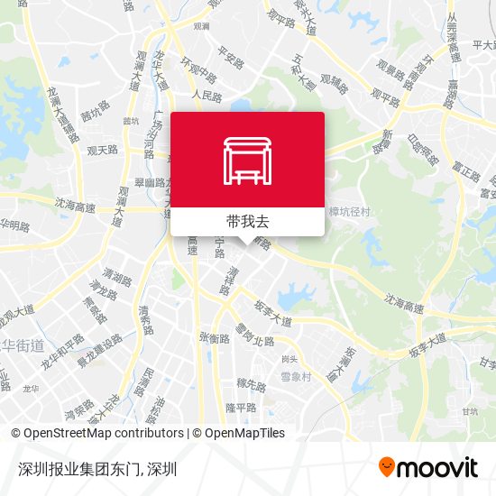 深圳报业集团东门地图