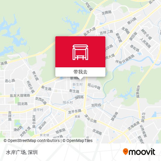 水岸广场地图
