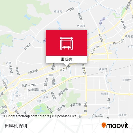 田脚村地图