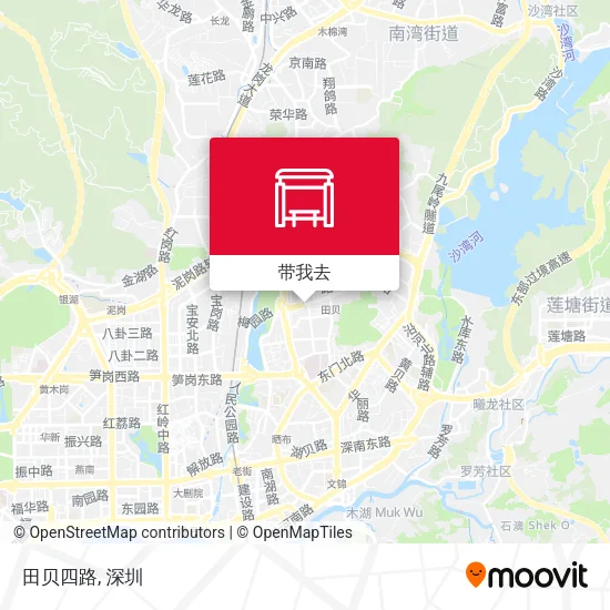 田贝四路地图
