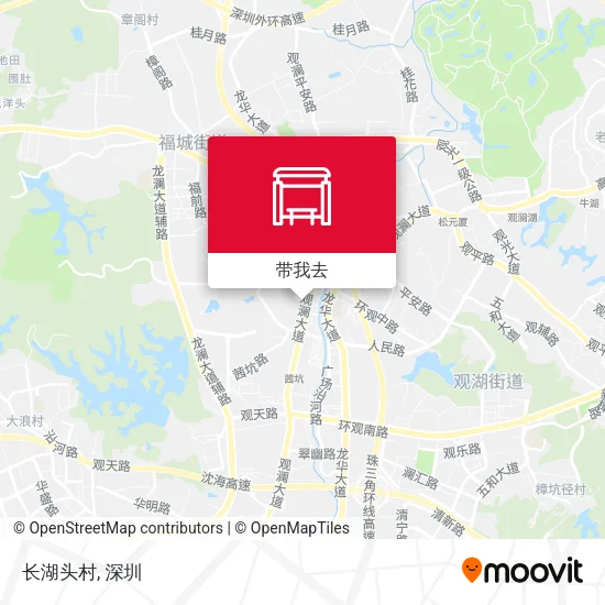 长湖头村地图