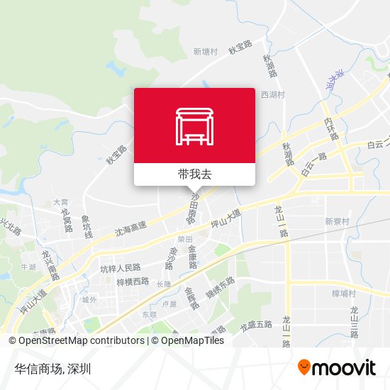 华信商场地图