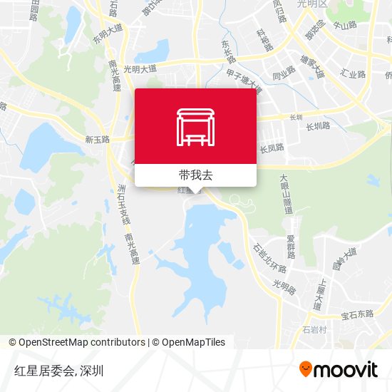 红星居委会地图