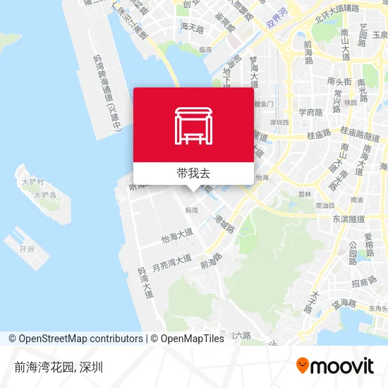 前海湾花园地图