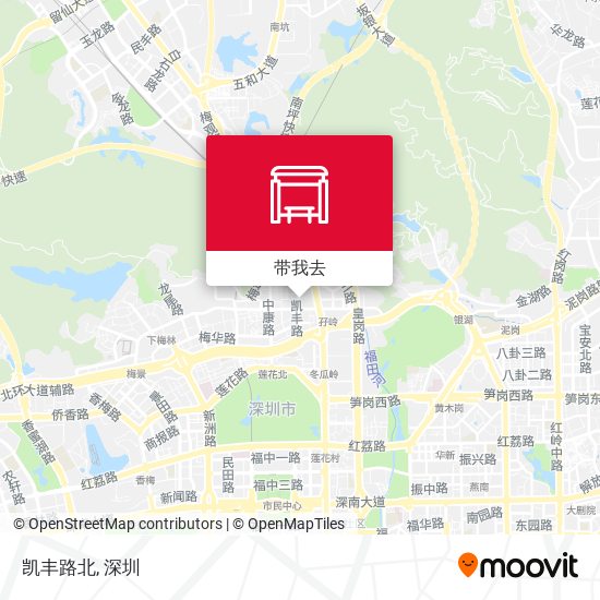 凯丰路北地图