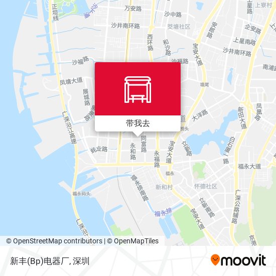 新丰(Bp)电器厂地图