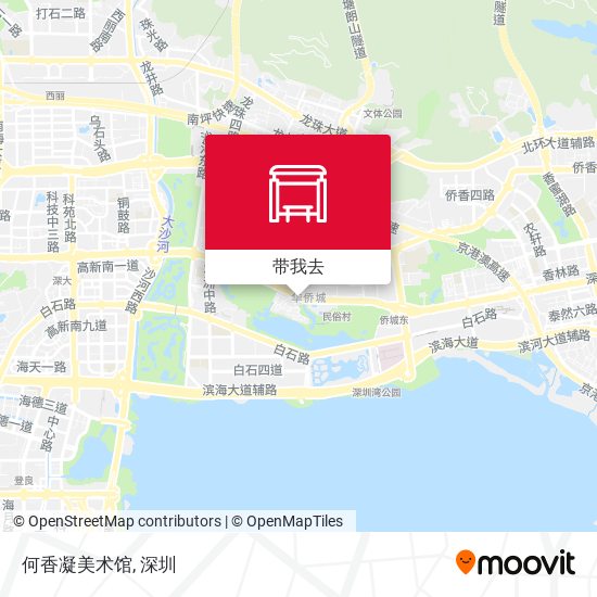 何香凝美术馆地图