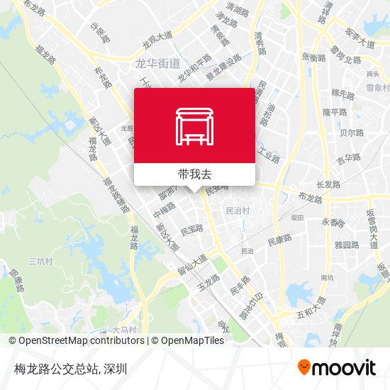 梅龙路公交总站地图