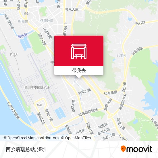 西乡后瑞总站地图