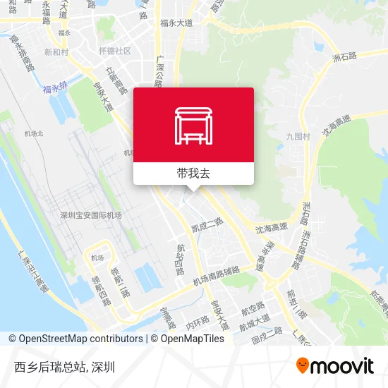 西乡后瑞总站地图