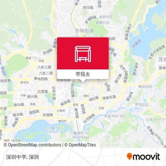 深圳中学地图